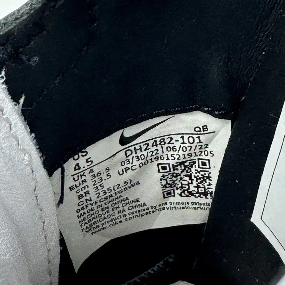 Nike x PEACEMINUSONE Kwondo 1 Panda G-Dragon Black White W6 M4.5 DH2482-101 - Picture 8 of 12